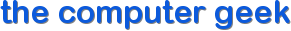 Computer Geek Logo