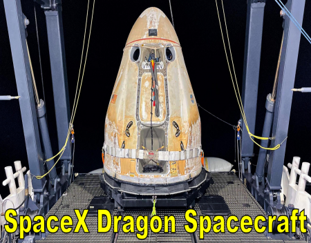 SpaceX Dragon spacecraft returns NASA cargo to Earth after six weeks in space