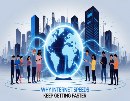 Why Internet Speeds Keep Getting Faster