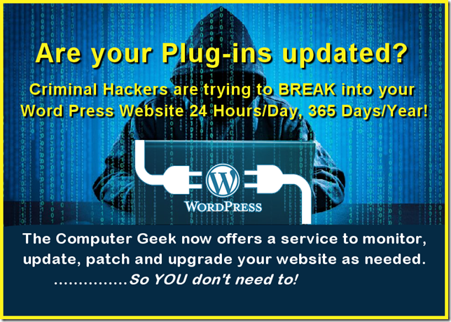 Are Your WordPress Plug-ins Updated?